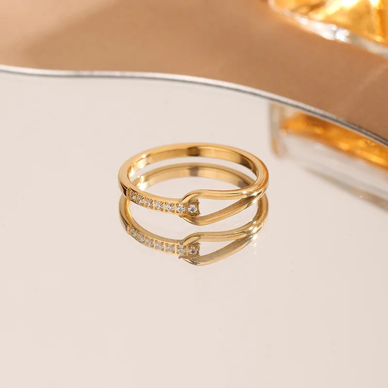 Geometric Diamond Ring