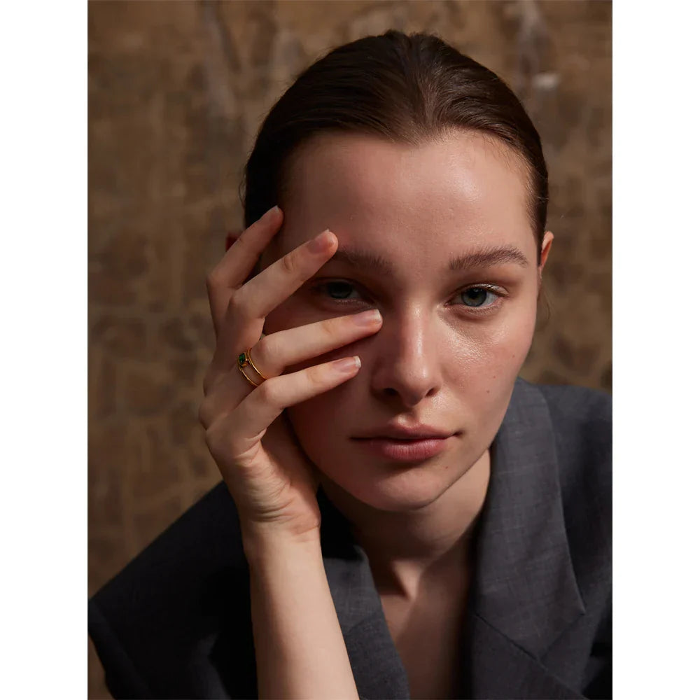 Enya Green CZ Ring