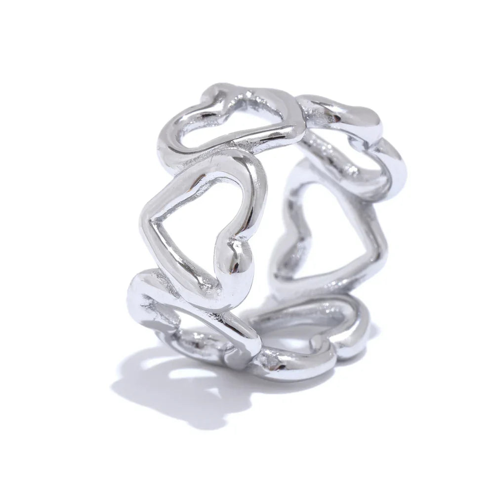 Adelina Flower Cuff Ring