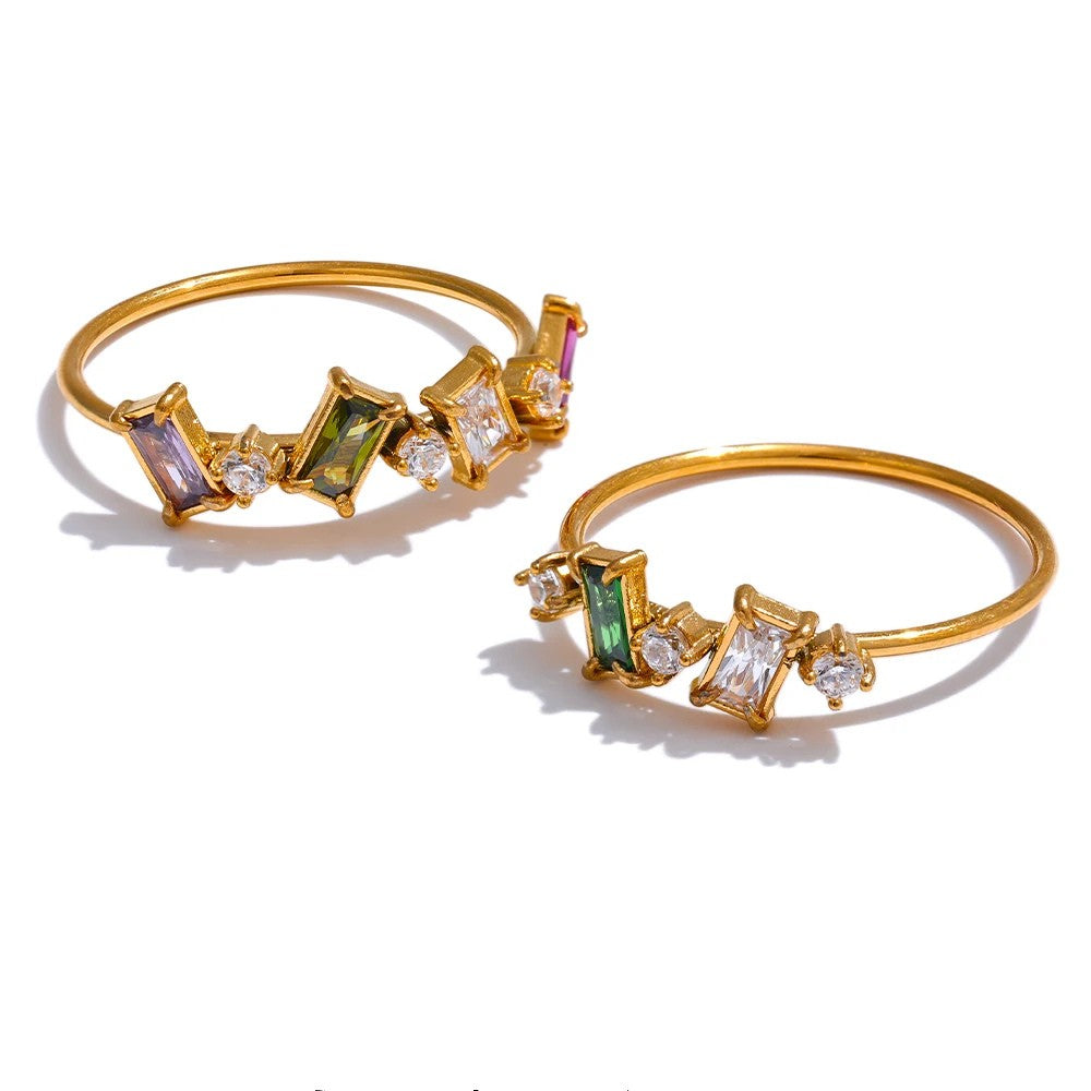 Tiffany Thin Sparkling Ring