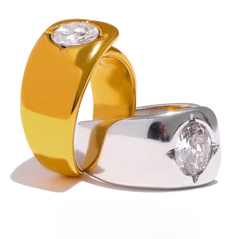 Esther Wide Cuff Ring