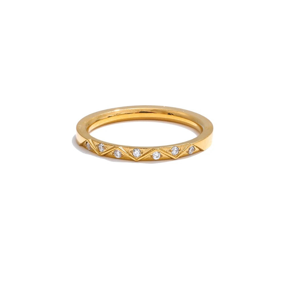 Dylan Thin Sparkling Ring