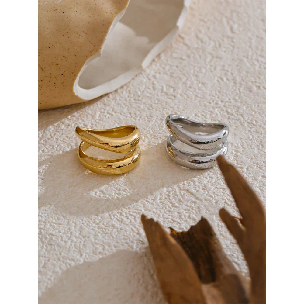 Minerva Double Layer Ring