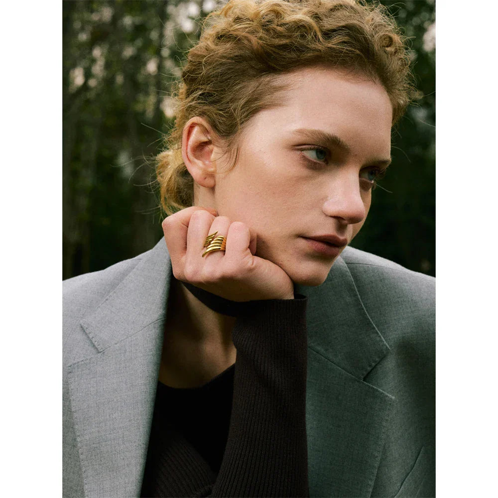 Bennett Wings Cuff Ring