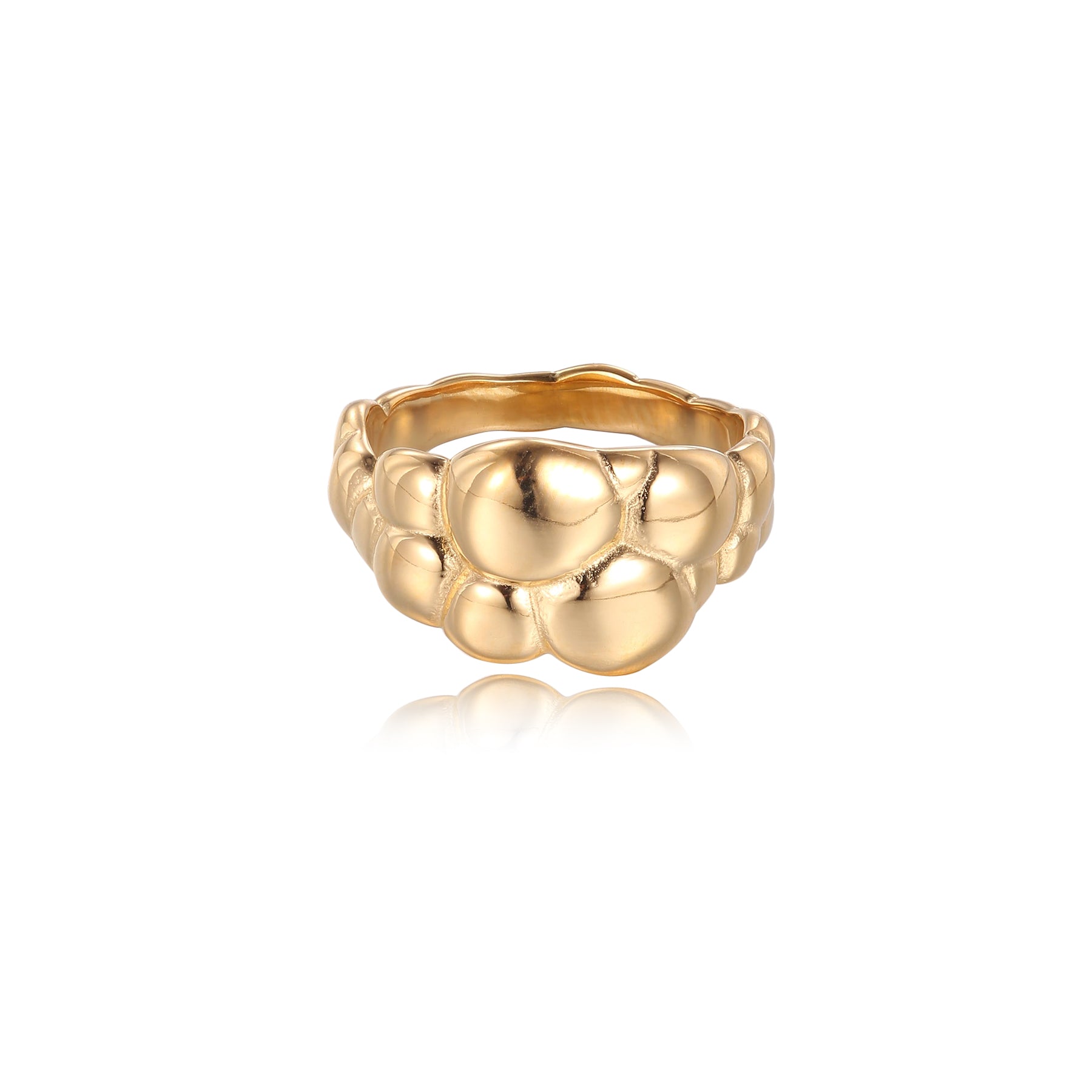Elegant Bubble Dome Ring