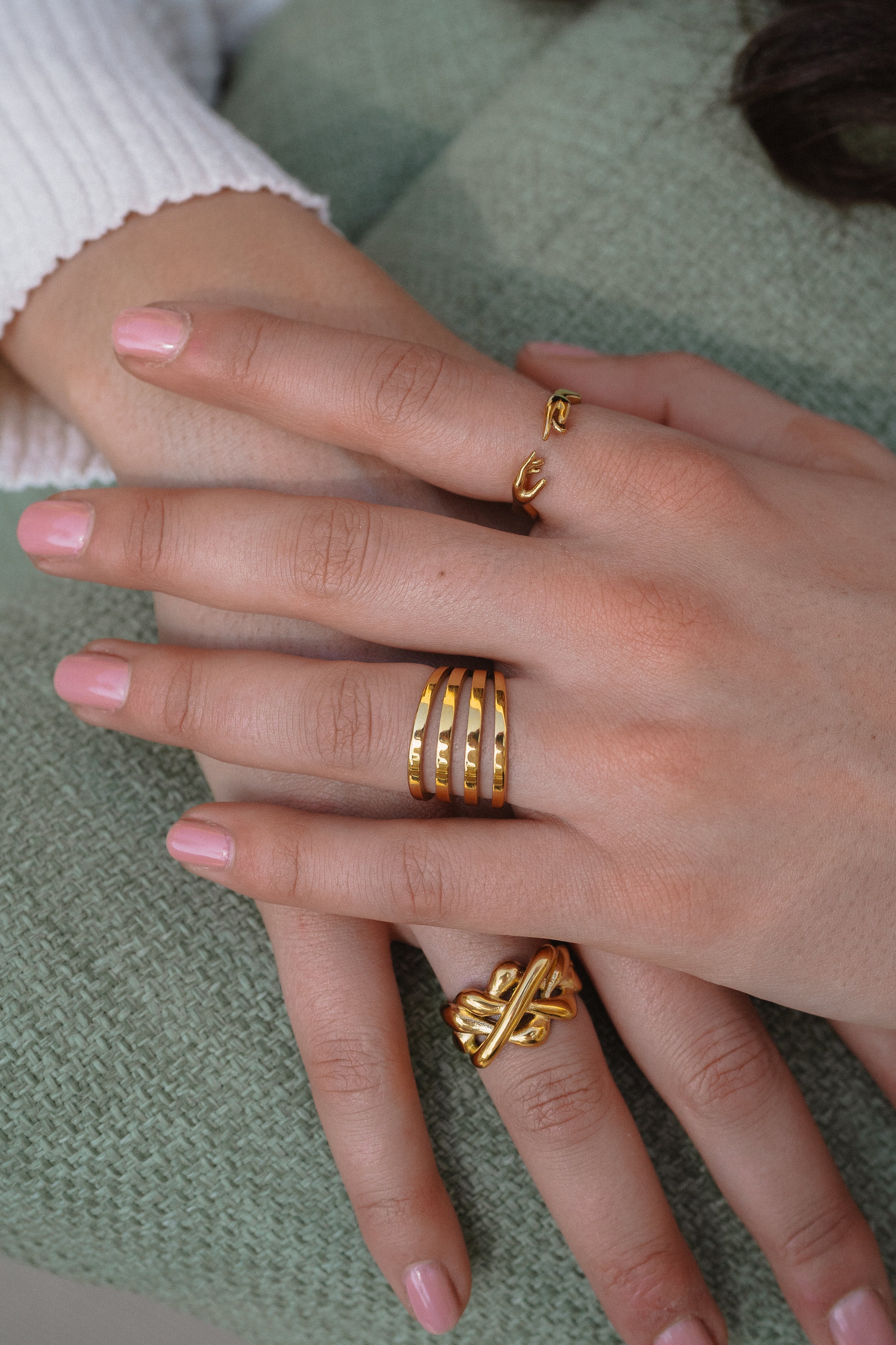 Gold-Plated Dainty Ring