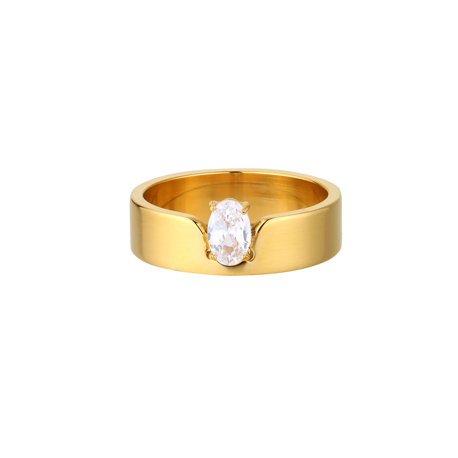 Gold-Plated Waterproof Ring