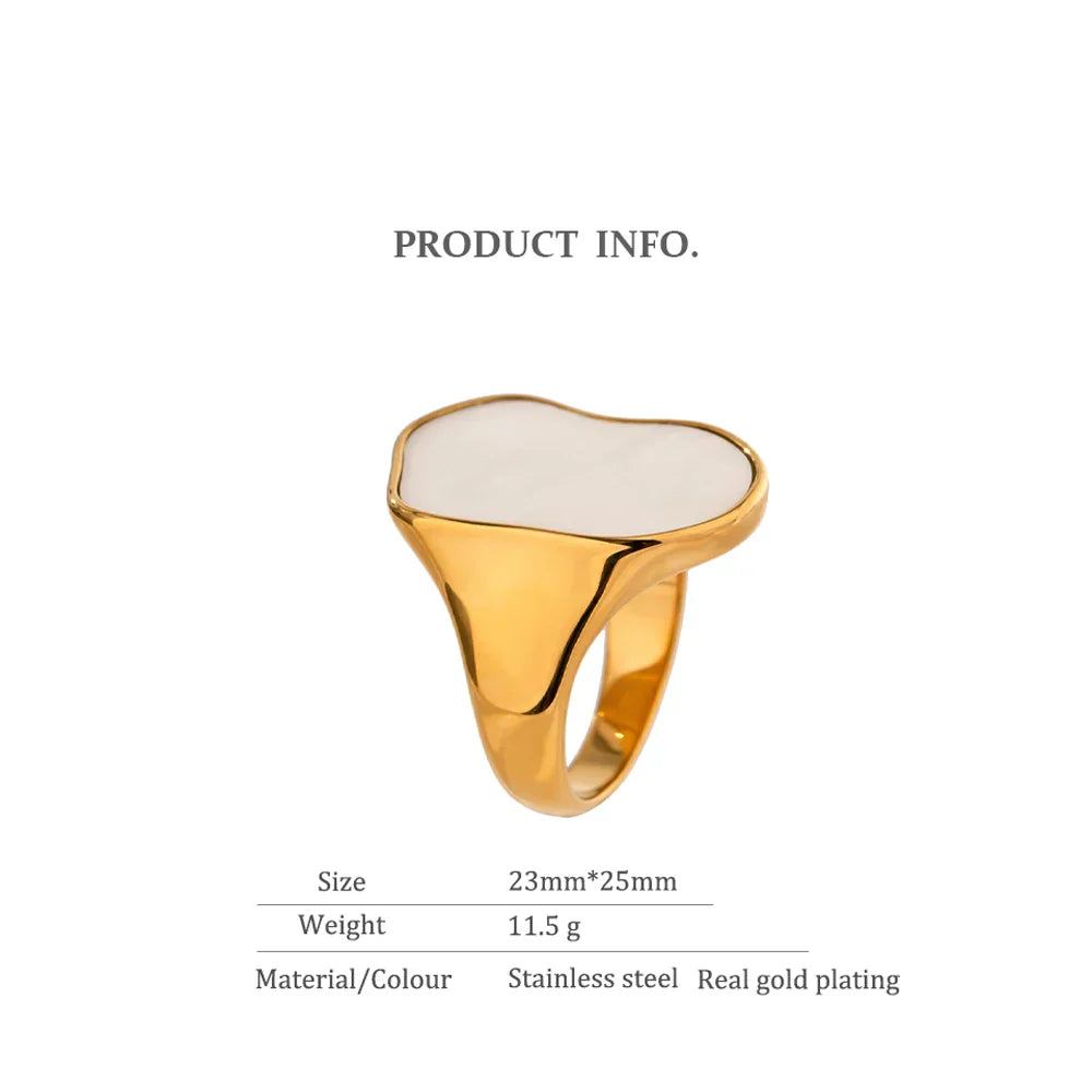 Margo Vintage Shell Ring