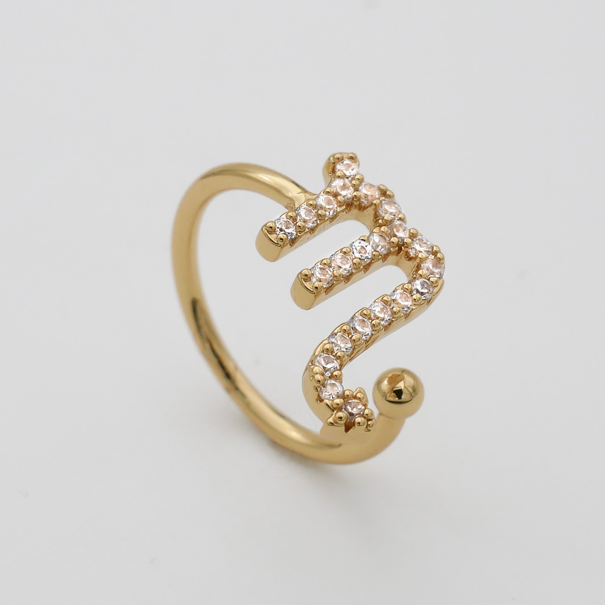 Icy Zodiac Ring