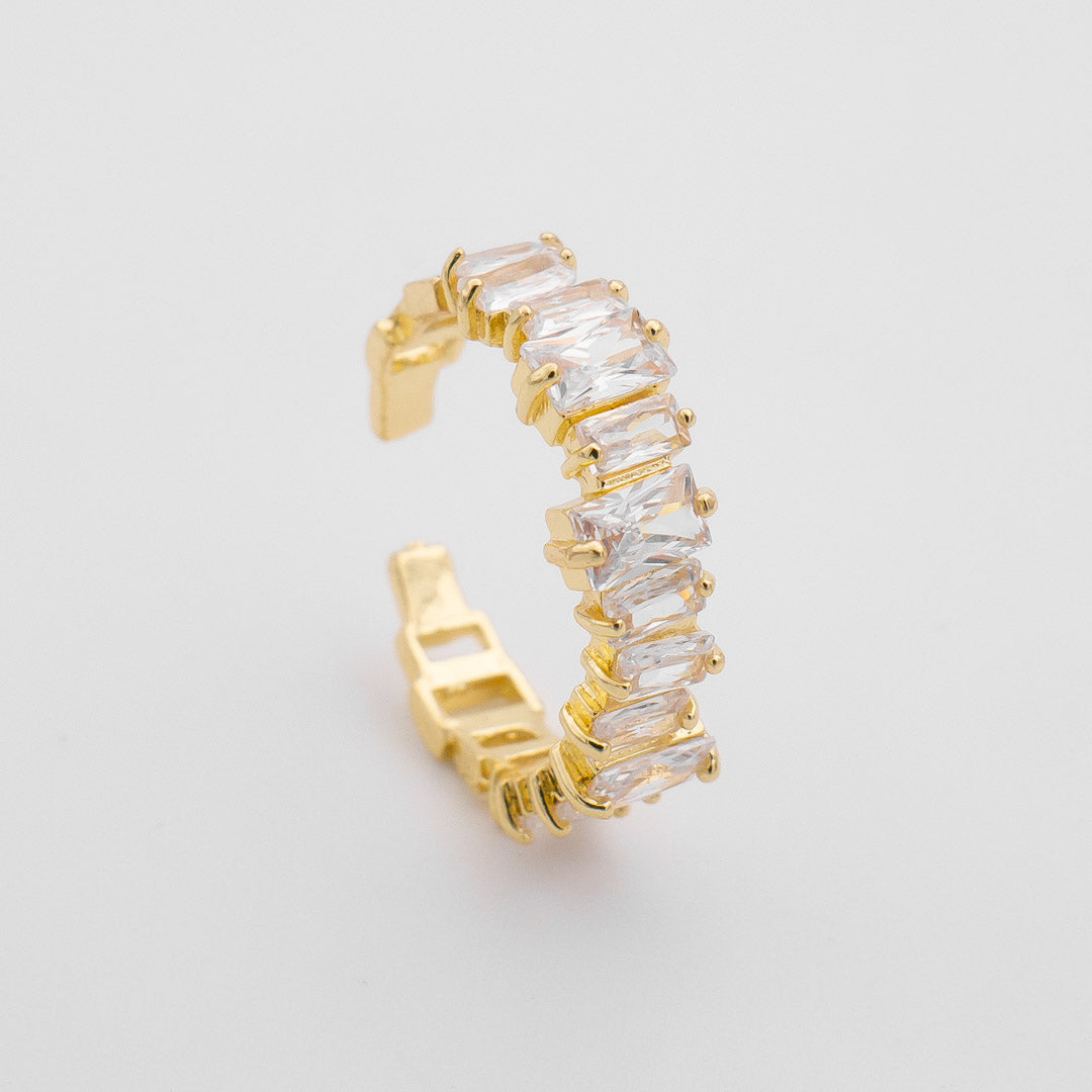 Huda Adjustable Baguette Ring