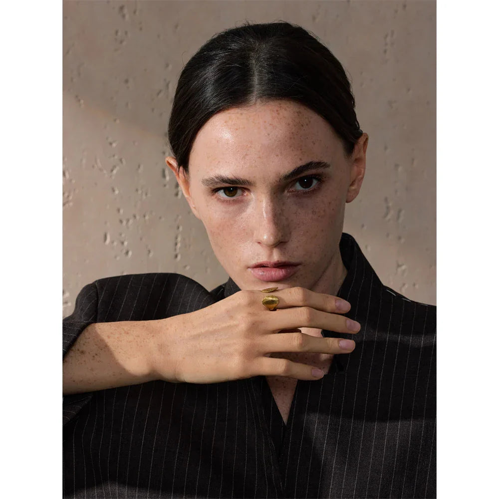 Gwen Shell Cuff Ring