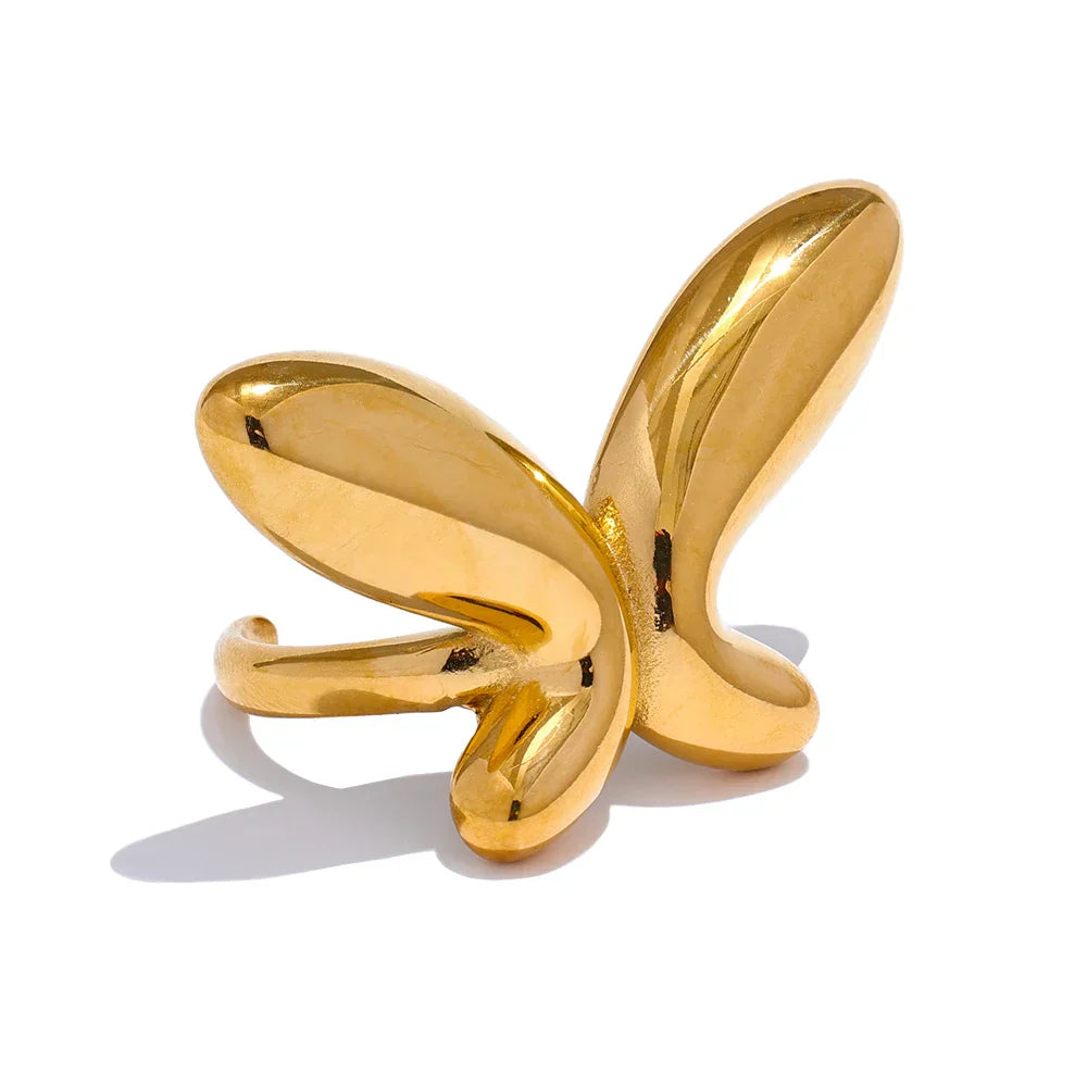 Lydia Gold Butterfly Ring