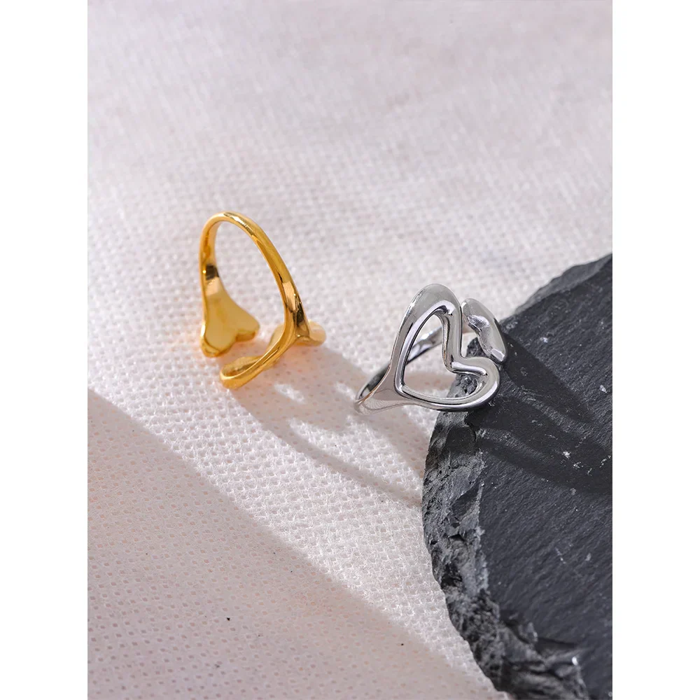 Ramona Heart Cuff Ring