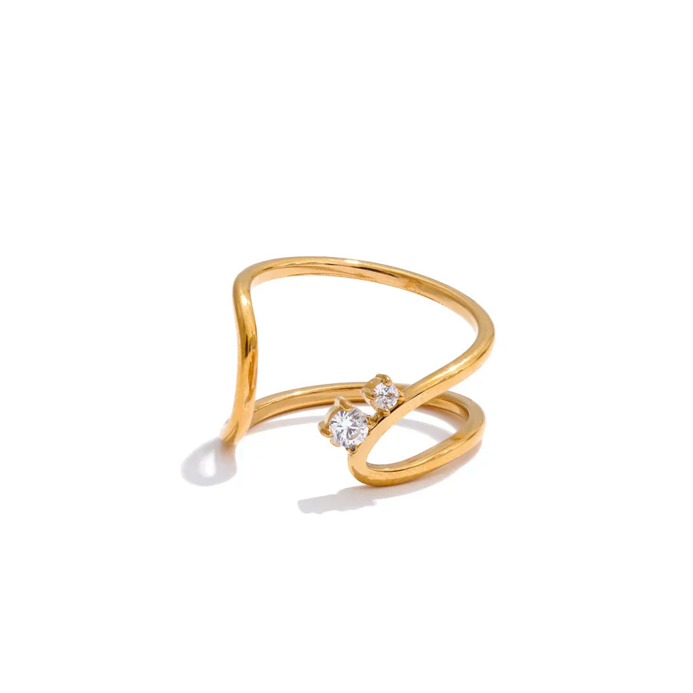 Margot Irregular Cuff Ring