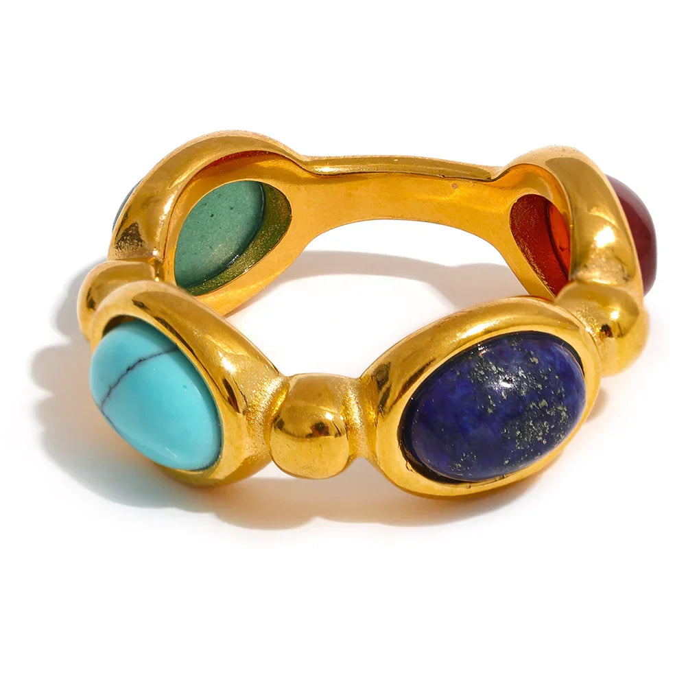 Keeya Vintage Colorful Ring