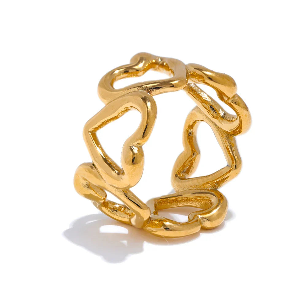 Adelina Flower Cuff Ring