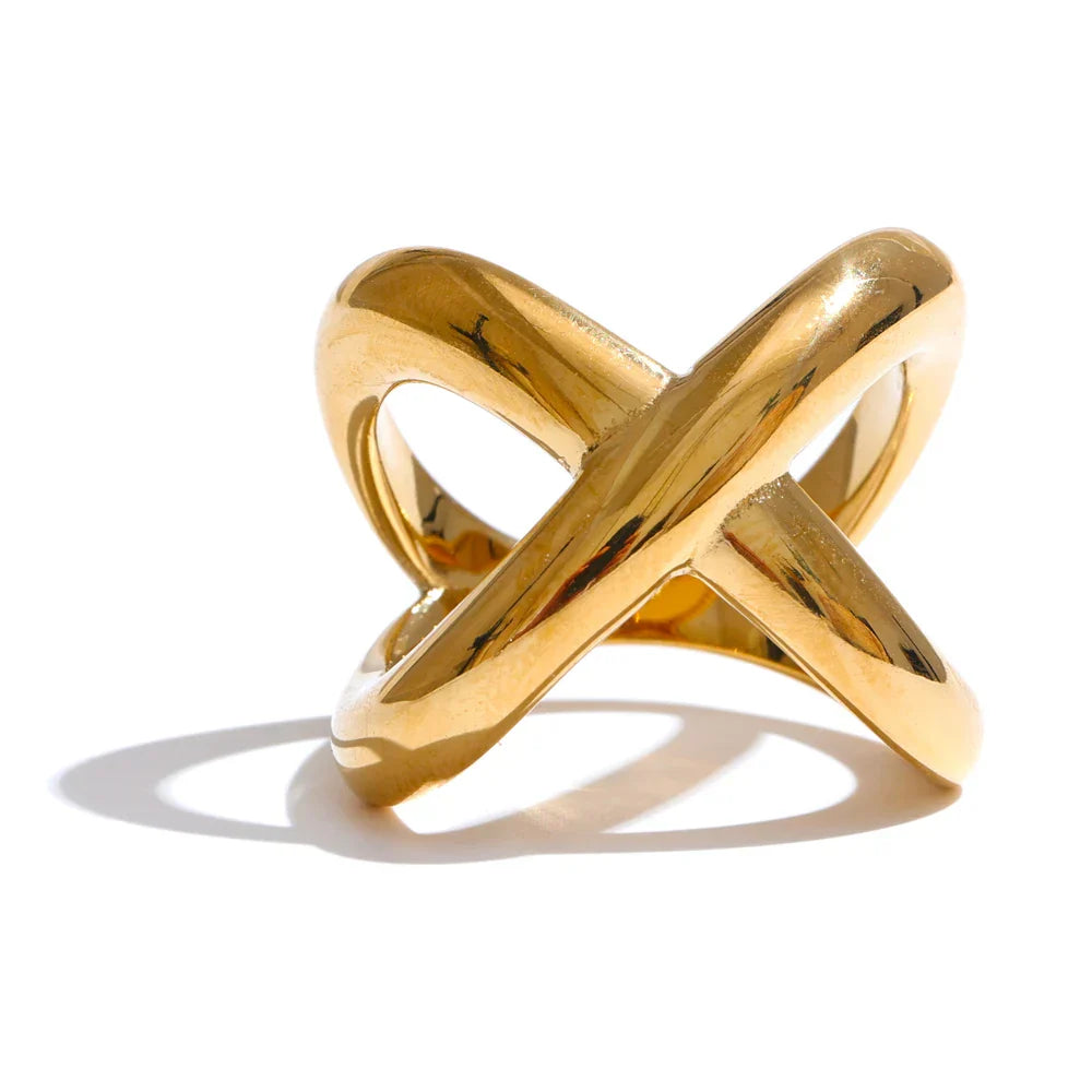 Avalon X-Shape Ring