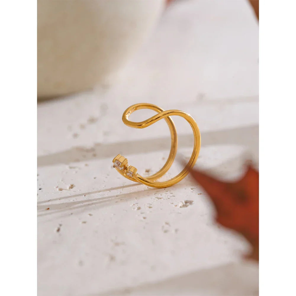 Margot Irregular Cuff Ring