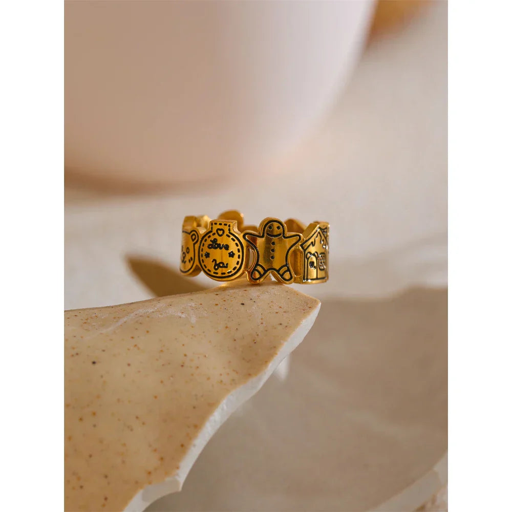 Amaryllis Doodle Ring