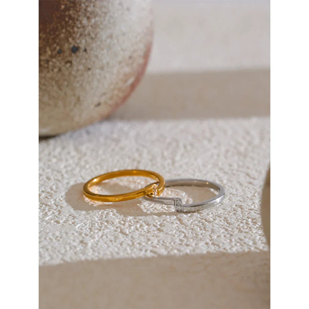 Caitlin Thin Minimalist Ring
