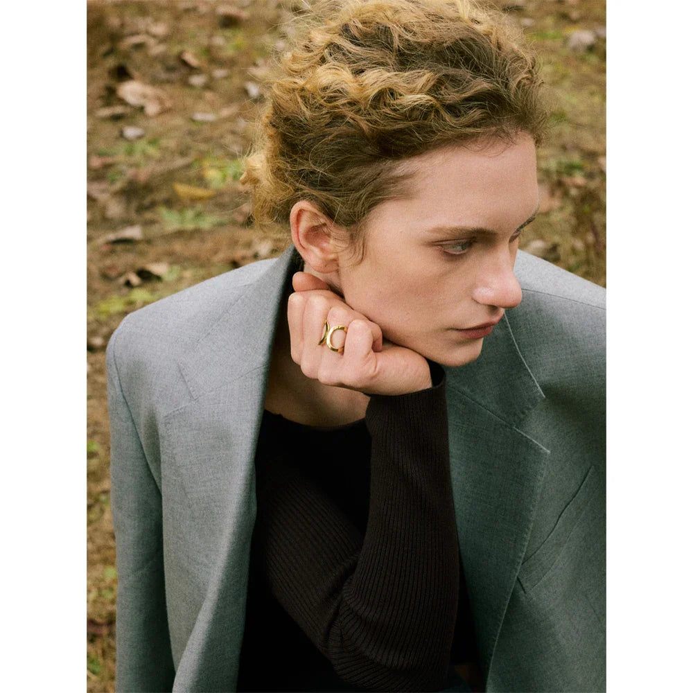 Priscilla Hollow Cuff Ring