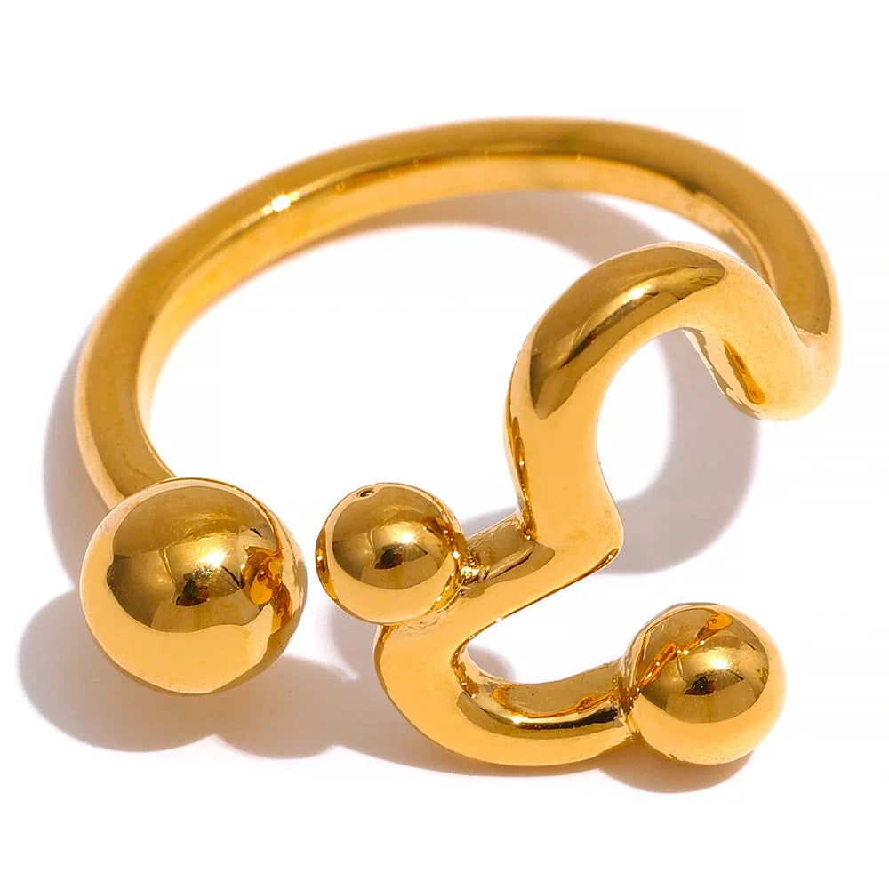 Philippa Heart Cuff Ring