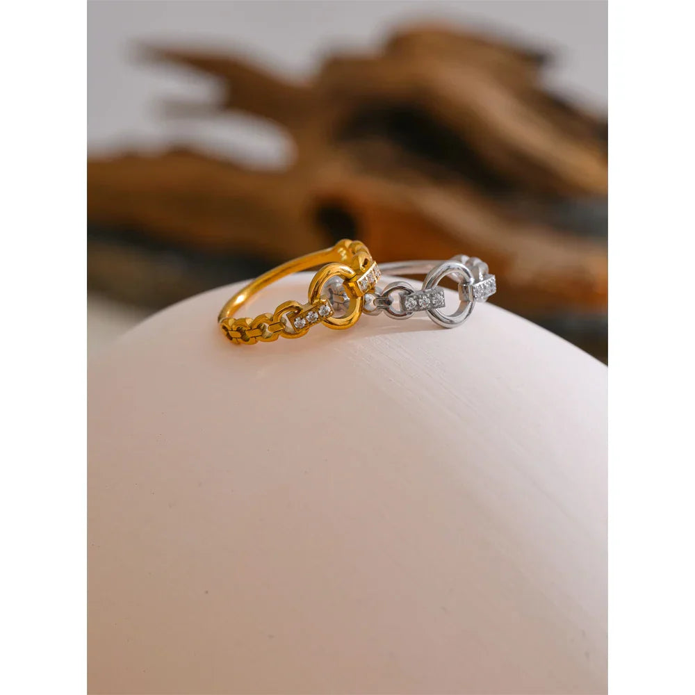 Celestia Round Link Ring