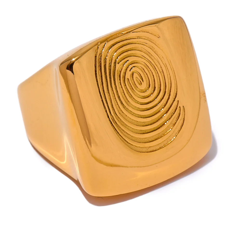Eliza Fingerprint Ring