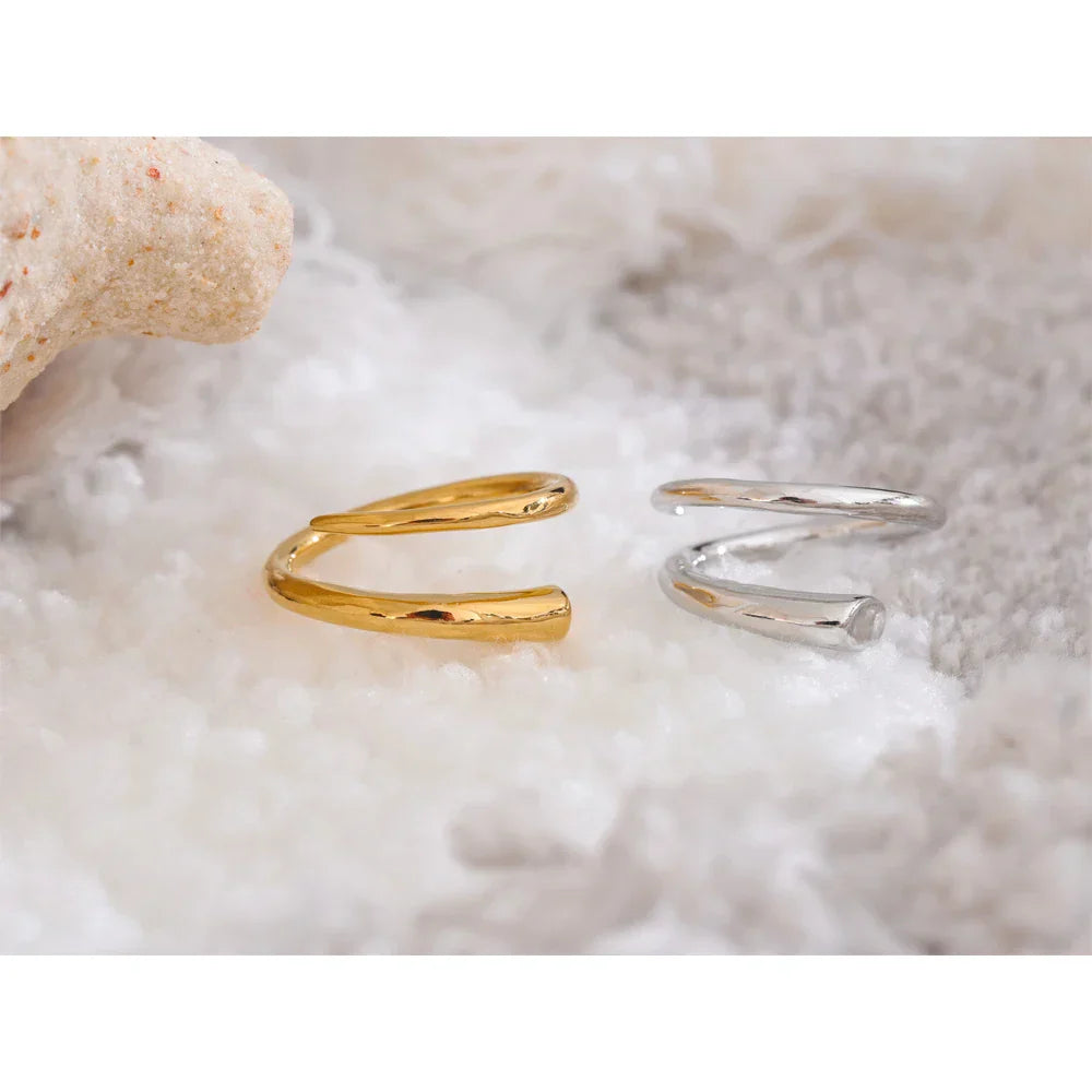 Sylvia Minimalist Cuff Ring