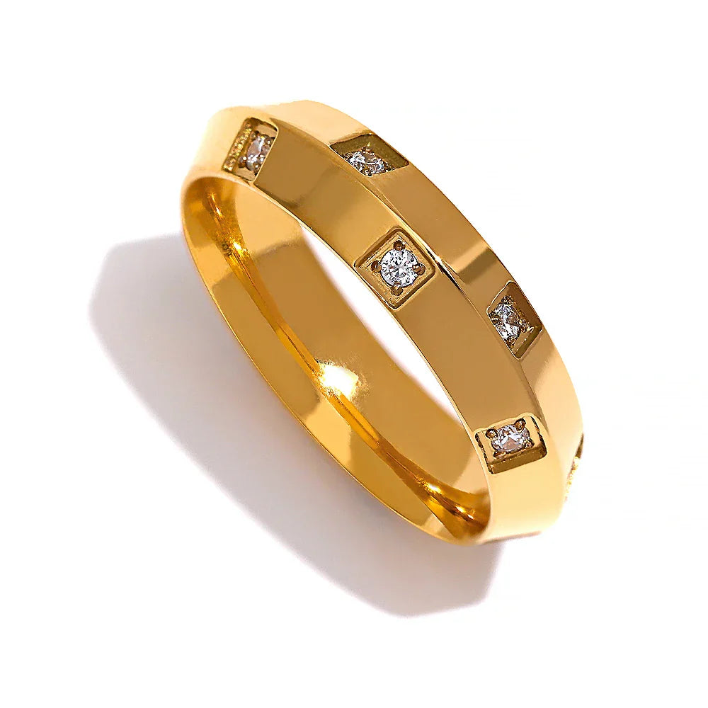 Mardea Sleek Geometric Ring