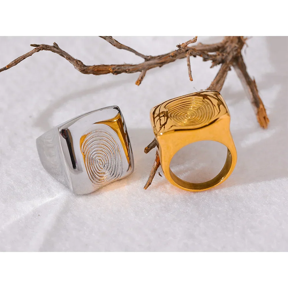 Eliza Fingerprint Ring