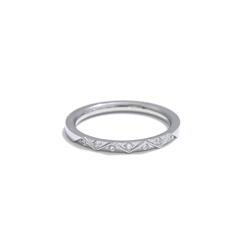 Dylan Thin Sparkling Ring