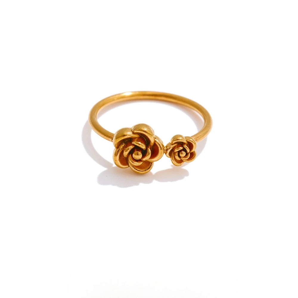 Etta Flower Cuff Ring